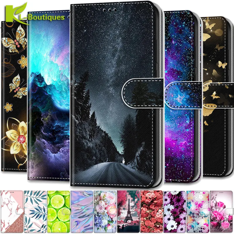 KL Leather Magnetic Case For Nokia G20 G10 6.3 5.3 2.3 G 20 10 Nokia6.3 NokiaG20 Phone Cover Flip Wallet Painted Funda Etui