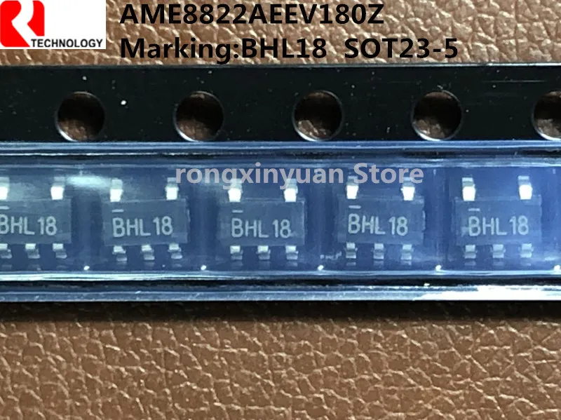 AME8822AEEV180Z  AME8822AEEV180  BHLww  1.8V  SOT-25 High PSRR, 250mA CMOS LDO 100% New original  AME8822
