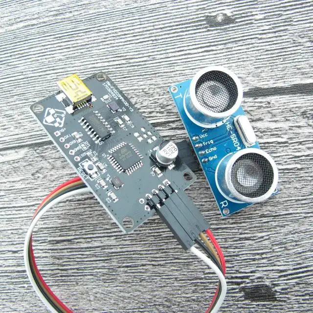 Usb Seriële Poort Ultrasone Afstand Meten Module Computer Seriële Poort Direct Display Afstand Cm Module