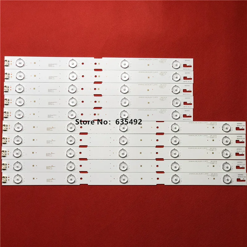 

Светодиодная лента, 10 шт., 2015ARC430 LM41-00174A LM41-00173A 43VLE6629 43VLE6625 43VLE6524 43VLE5537BG 43VLE5523WG 43VLE5521BG