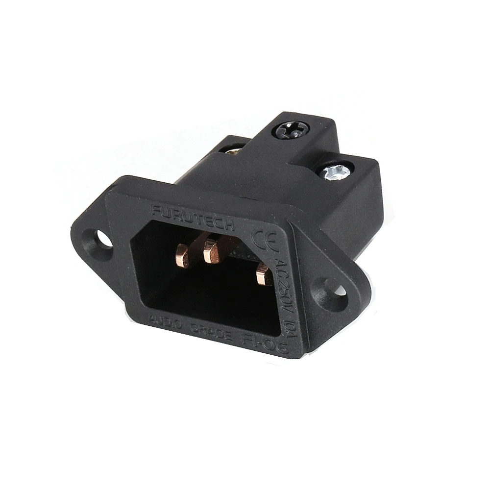 FURUTECH FI-06(G) النحاس النقي IEC مدخل AC المقبس تصفية ايفي مع الطاقة خطة المقبس الأصلي التعبئة مربع MATIHUR 3 قطعة