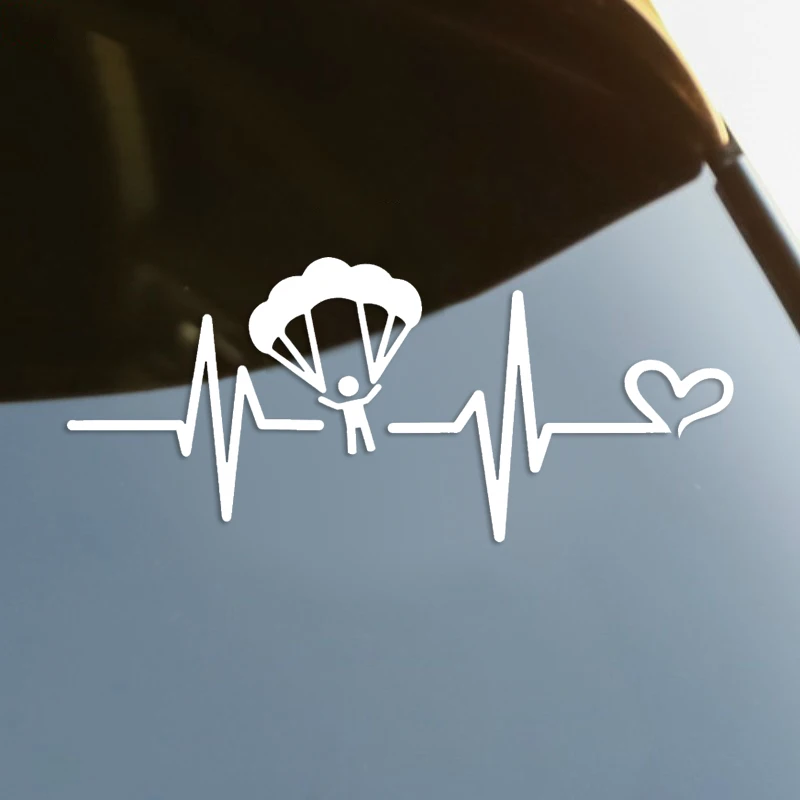 

Skydiving Die-Cut Vinyl Decal Car Sticker Waterproof Auto Decors on Car Body Bumper Rear Window Laptop Choose Size #S60259