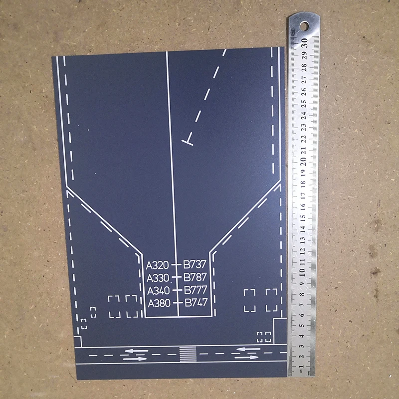 1:400 Scale Airport Aircraft Runway Apron Exhibition Platform Can Splicing 30*20cm For Airplanes Plane Model Decoration