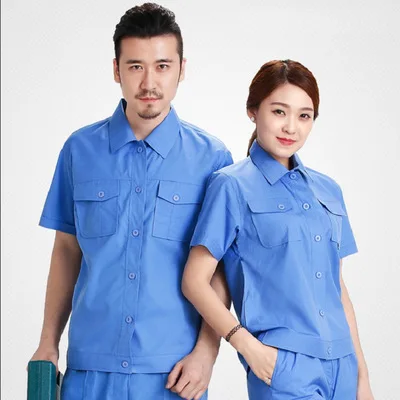 Qiu dong long sleeve smock suit professional labor insurance customized uniform manufacturer