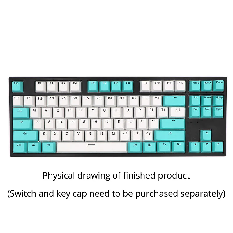 Sk87 key Mechanical Keyboard kit 100% Hot Swappable Programmable Wired Bluetooth Replaceable Space Mechanical Keyboard DIY kit