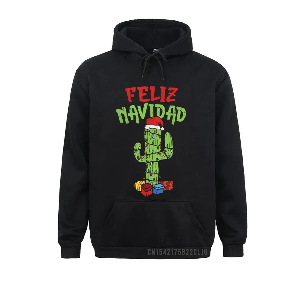 Feliz Navidad Hoody Mexican Christmas Cactus Xmas Gift Warm Men Sweatshirts Oversized Printing Women Hoodies Clothes Labor Day