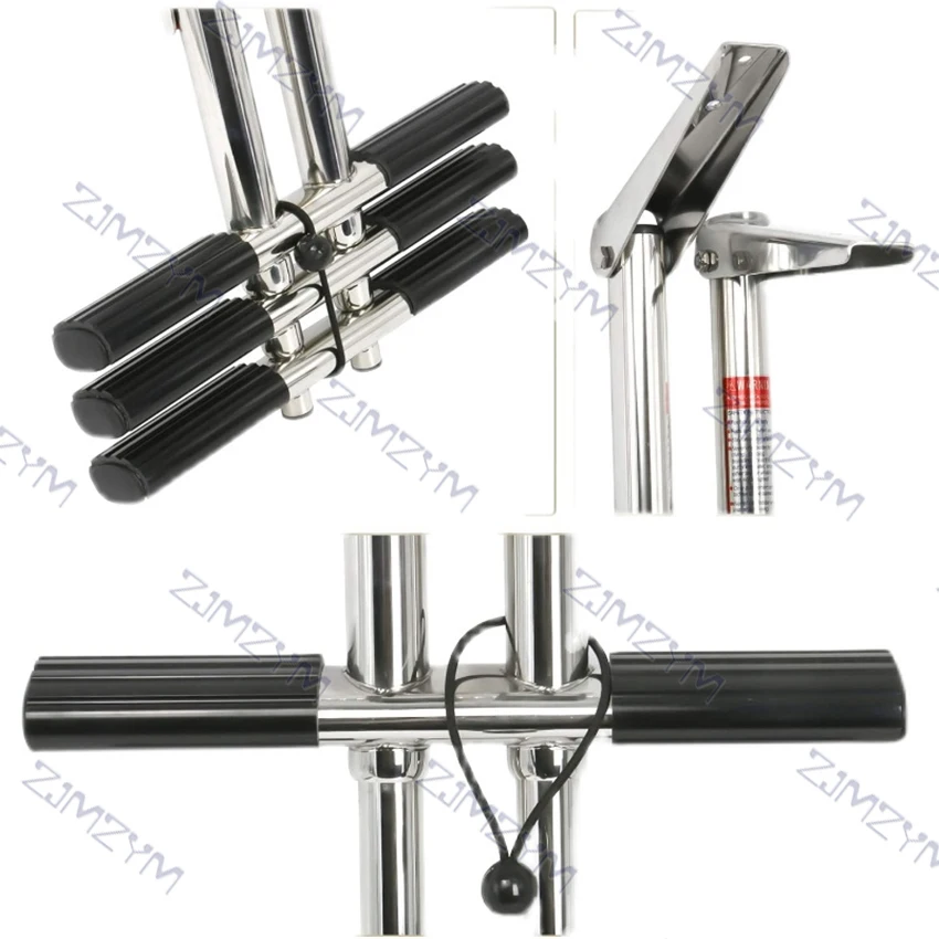 Marine Telescopische Ladder 3 Secties Folding Ladder Boot Duiken Ladder Rvs Boot Ladder Mariene Hardware Accessoires