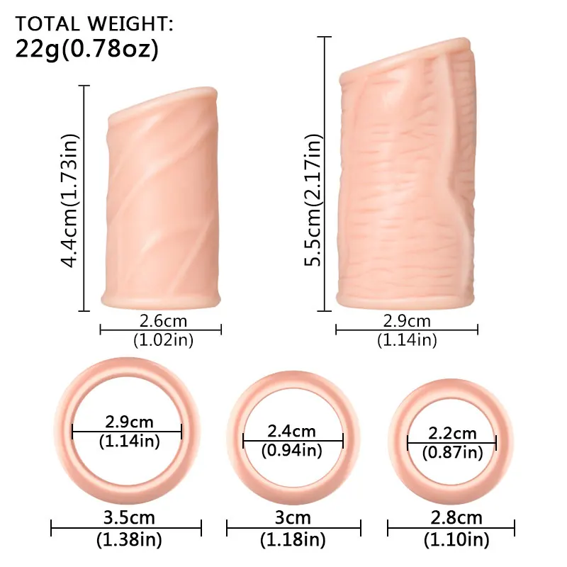 Foreskin Correction Penis Sleeve Delay Ejaculation Screw Shape Penis Ring Cock Ring Foreskin Phimosis Corrector Men Sex Toys