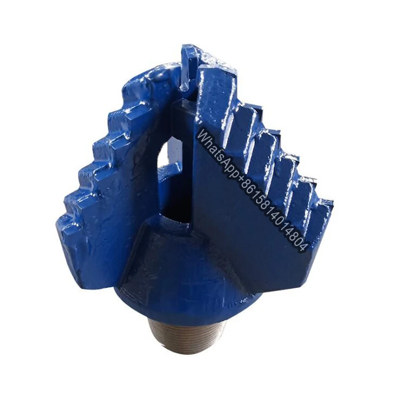 Three-wing scraper bit Well Drilling/stepped scraper bit/customized alloy scraper bit for water well and mine