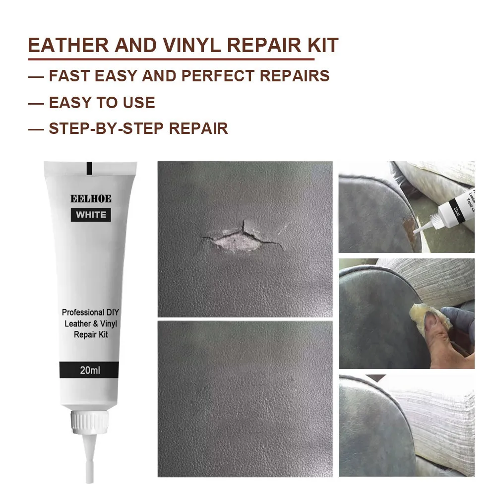 Vinilo Liquido Car Leather Filler Repair Vinyl Repair Filler Restoration Cracks Rips Tool Liquid Skin Cleaner Furniture #W5