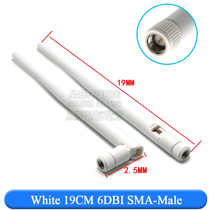 1PCS 2.4GHz 6dBi/3dbi WIFI Antenna 2.4G Antenna Aerial RP-SMA Bluetooty Male Female Wireless Router Connector WLAN/WiMAX/MIMO