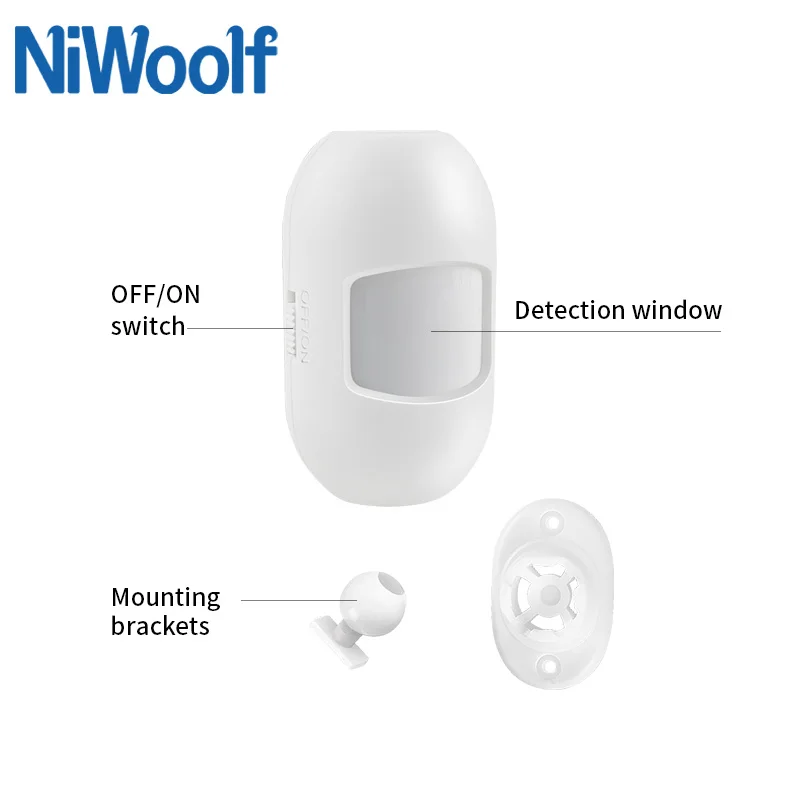 Wireless Motion Detector 433MHz Infrared Sensor 1527 Type PIR Detectors For Smart Home Security Alarm System