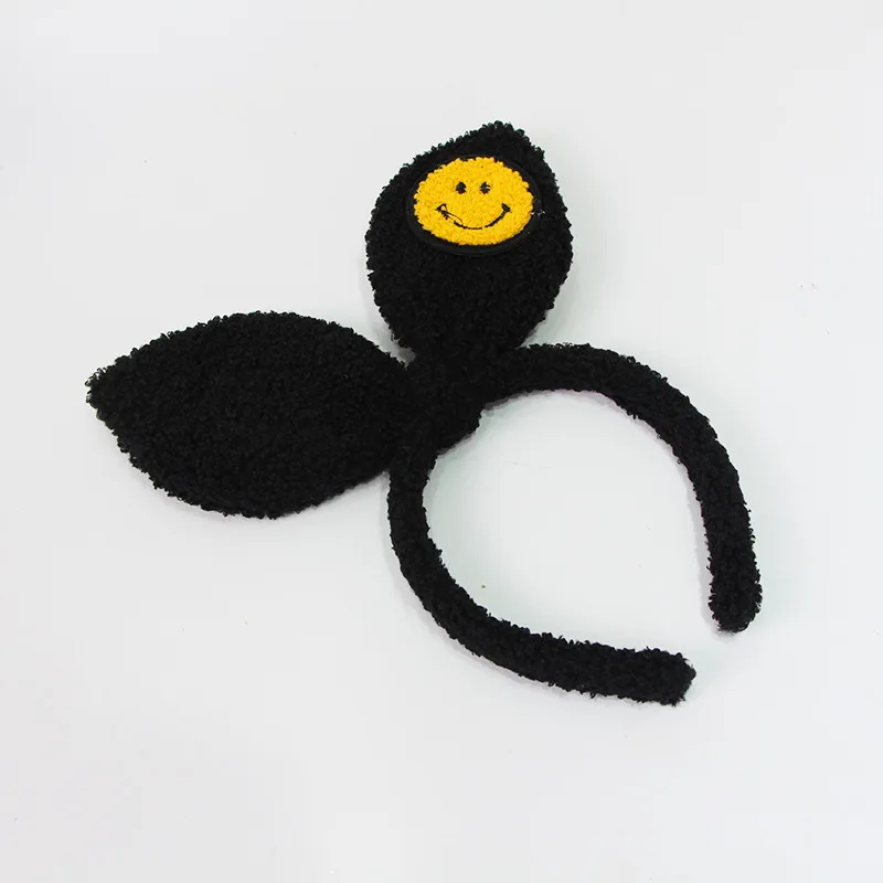 10PCS/lot plush rabbit ears Hair band smile girl lady hair clasp Party Festival activities celebration Hair hoop