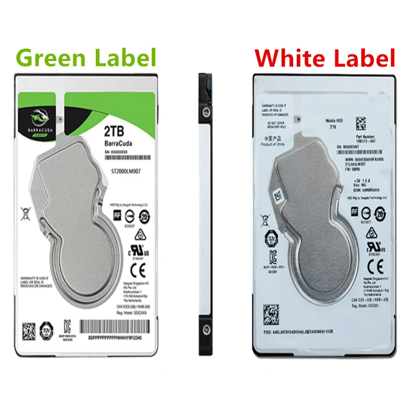 New Original HDD For Seagate BarraCuda 2TB 2.5