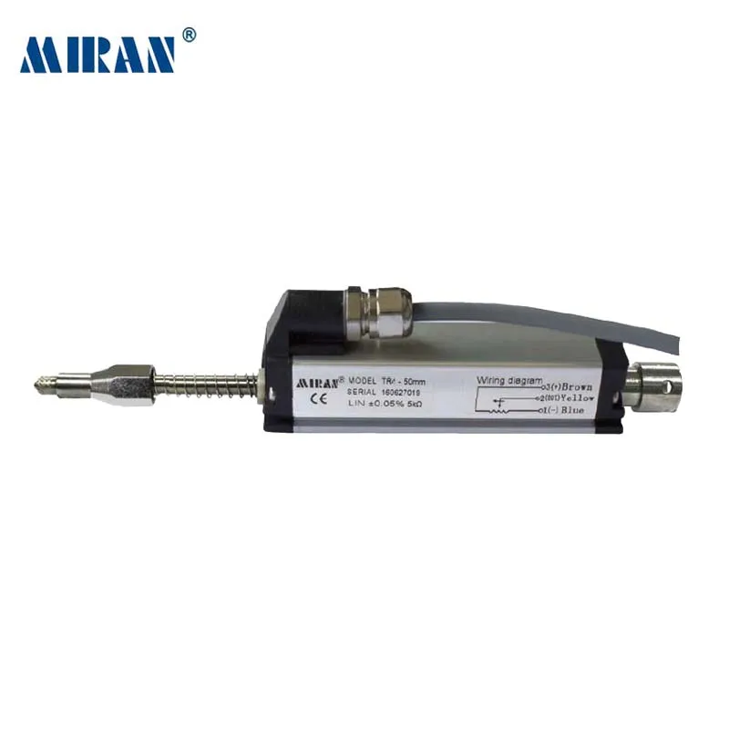 Miran Self Return Spring Linear Position Sensor TR 10mm-200mm Linear Displacement Transducer with High Accuracy