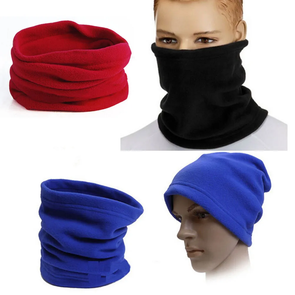 Fashion Warm Male Soft Fleece Scarves Men Winter Scarf Ring For Men Neck Shawl Snood Warp Collar Women Knitted Scarves