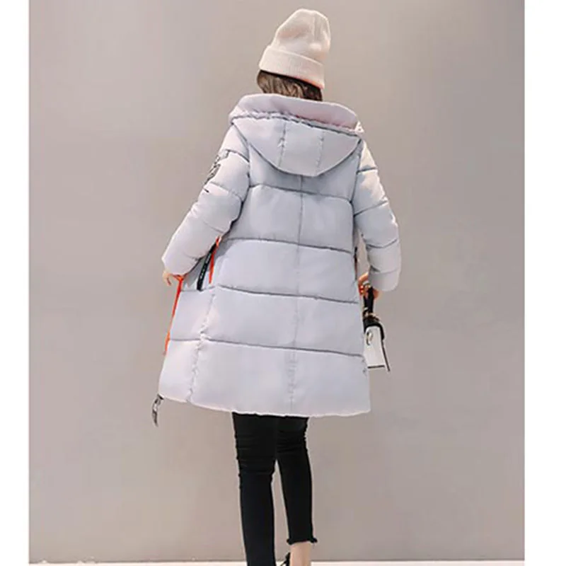 Vintage Down Cotton Jacket Women 2023 New Winter Parkas Jacket Hooded Thick Overcoat Parka Female Short Coat Slim Warm Outwear