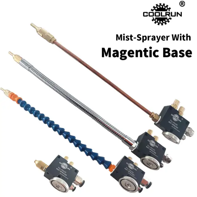 CoolRun No-Leak Mist Coolant Lubrication Spray System CNC Lathe