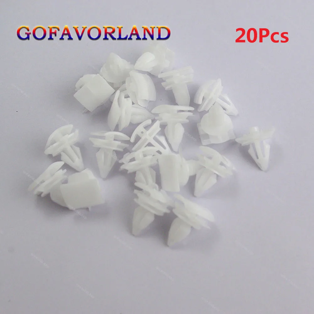 

20Pcs 3C0853585 Wheel Opening Molding Retainer Clip White Fit For RS5 For Bettle Passat Scirocco Sharan Tiguan