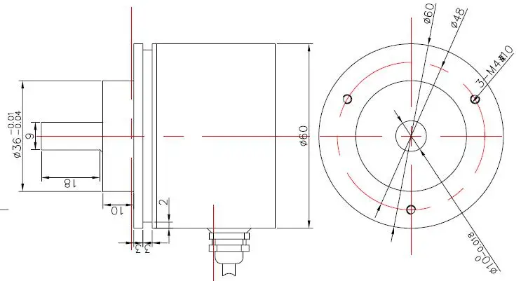 16 Bit Single Loop RS485 Signal Encoder 16 Bit 65536 Resolution Encoder Absolute Value Encode