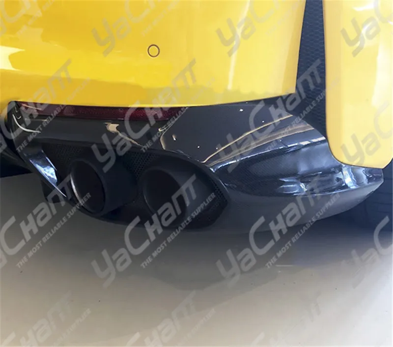 Dry Carbon Fiber Exhaust Heatshield Surround Fit For 2017-2020 812 Superfast  Replacement  Plain Carbon Weave