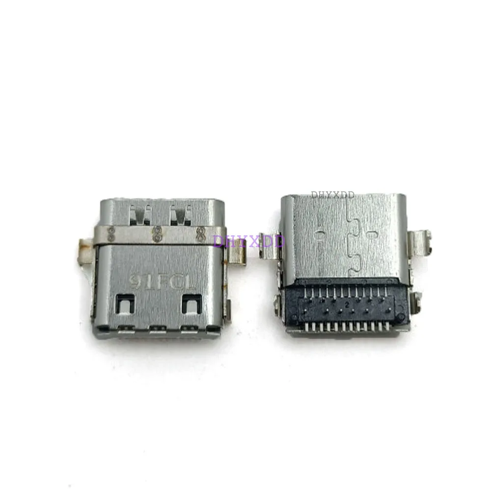 Usb tipo-c dc power jack para dell latitude 7275 xps 12 9250