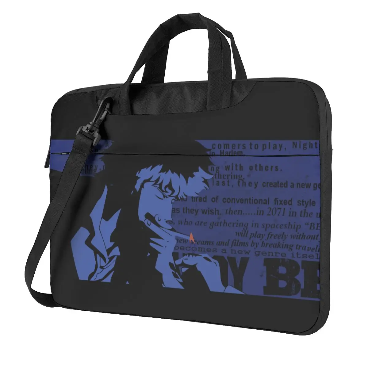 

Anime - Cowboy Bebop Laptop Bag Case Protective Vintage Computer Bag Bicycle Crossbody Laptop Pouch