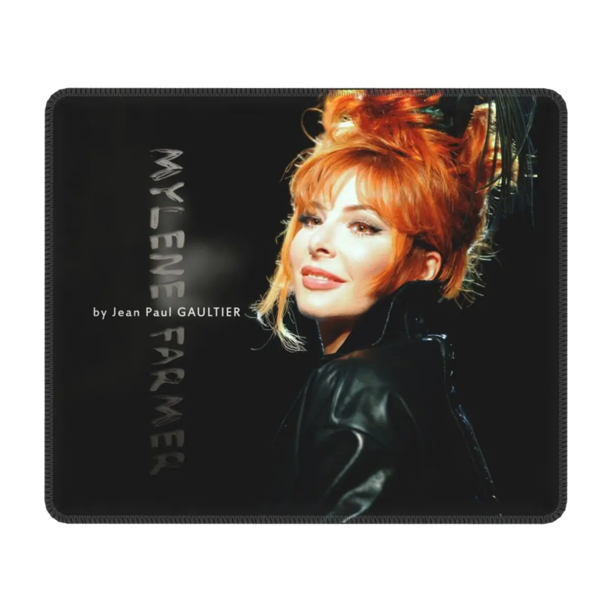 Mylene Farmer Mouse Pad with Locking Edge Waterproof Gamer Mousepad Non Slip Rubber Base Office Computer Keyboard Desk Pad Mat