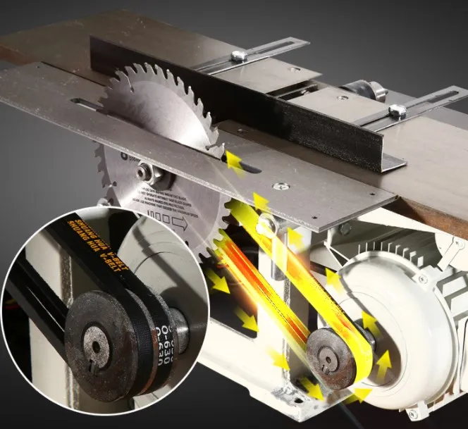 The smallest multifunctional woodworking chainsaw planer 220V 2800r and 1.3KW motor/
