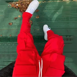 12 renk satış çok cep Joggers Sweatpants erkekler ve kadınlar İpli katı rahat Harem pantolon boy Baggy eşofman altları