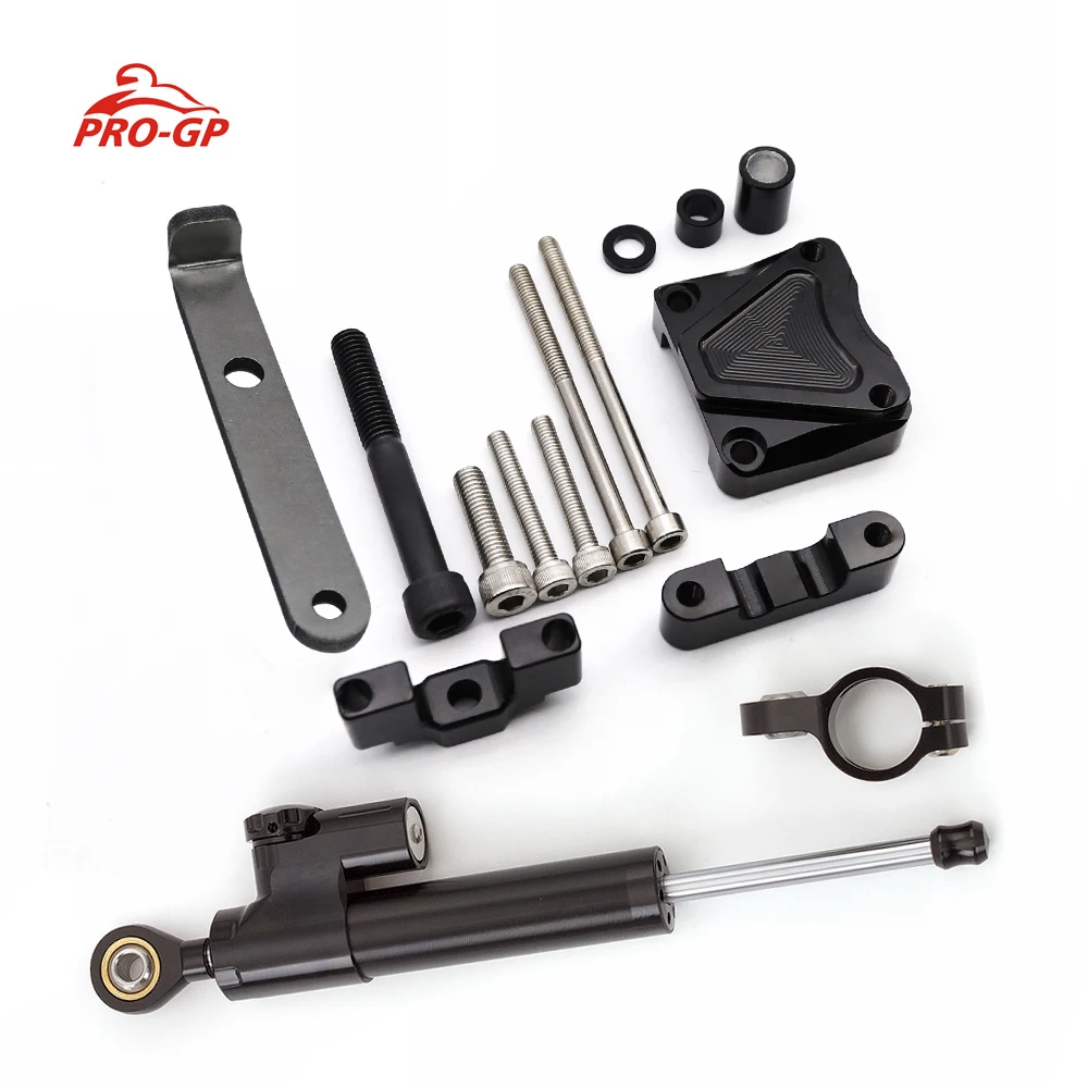 

For Zero 10X 11X CNC Aluminum Electric Scooter Accessories Steering Stabilize Damper Bracket Mounting Kit