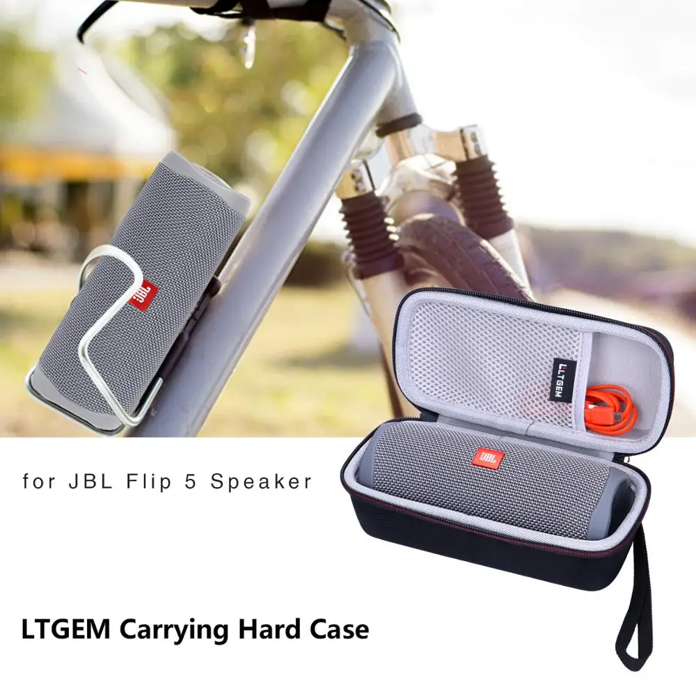 LTGEM-funda rígida impermeable de EVA para JBL Flip 5, altavoz