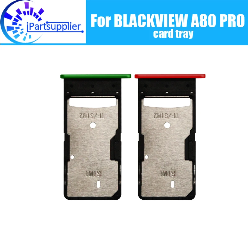 BLACKVIEW A80 PRO Supporto del Vassoio Della Carta Originale di 100% di Alta Qualità di SIM Vassoio di Carta di Sim Slot Per Schede di Supporto Repalcement per A80 PRO