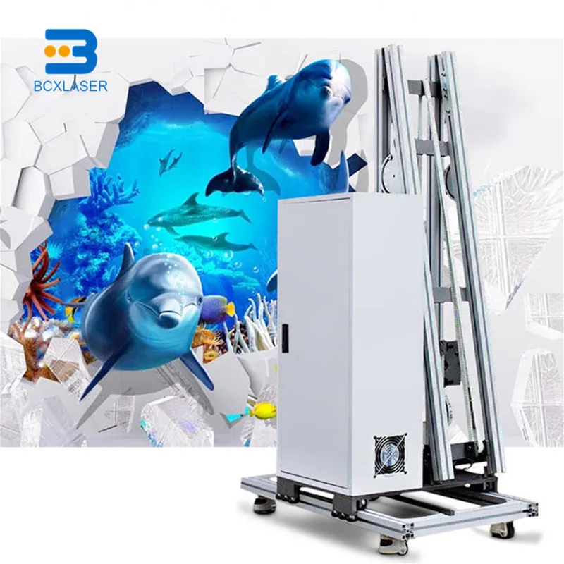 hot selling 3d effect outdoor vertical wall printer machine price for decorating wall floor wall inkjet printer