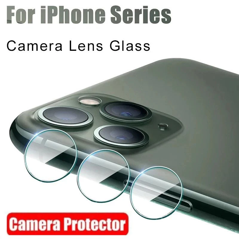 Camera Protector Glass For iPhone 15 16 Pro Mini SE 2 11 XR X Max 14 12 16 Plus Clear Protective Phone Back Camera Lens Glass