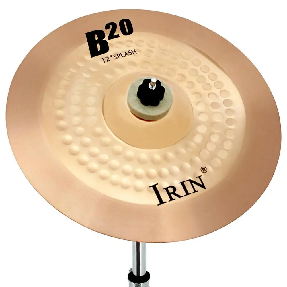 

IRIN 8/10/12/14 Inch B20 Cymbal Professional Bronze Cymbal Drum Set High Quality Percussion Musical Instrument Drum Accessories