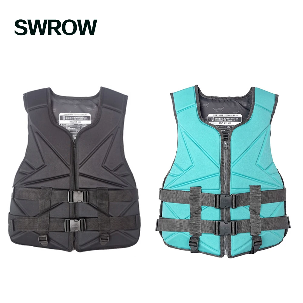 Gilet de Sauvetage en Néoprène pour l'Extérieur, Vêtement de Sécurité, pour Sports Aquatiques, Pêche, Ski Aquatique, Kayak, Bateau, Serré, Confortable et observateur