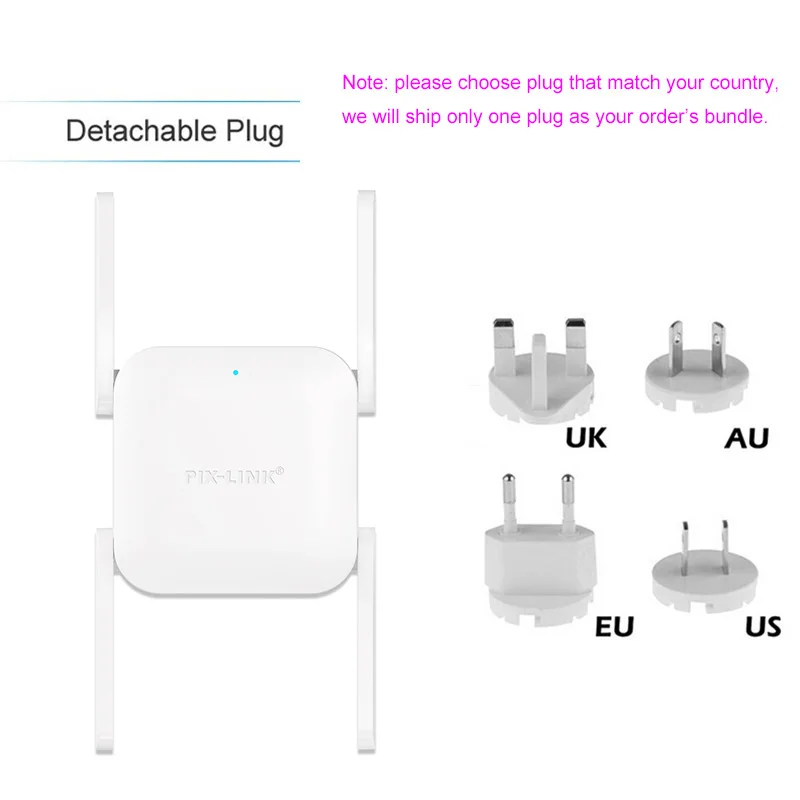 Imagem -06 - Pixlink sem Fio Wifi Repetidor 2.4g 5g Wifi Extensor Impulsionador wi fi Amplificador Wi-fi Repetidor de Sinal 1200mpbs Lv-ac28