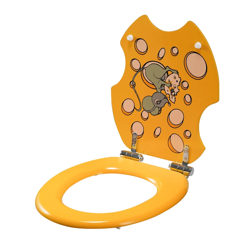 

Colorful Toilet Seats Cover Resin Material Suit For O U V Sharp Toilet Spare Parts TBC2115