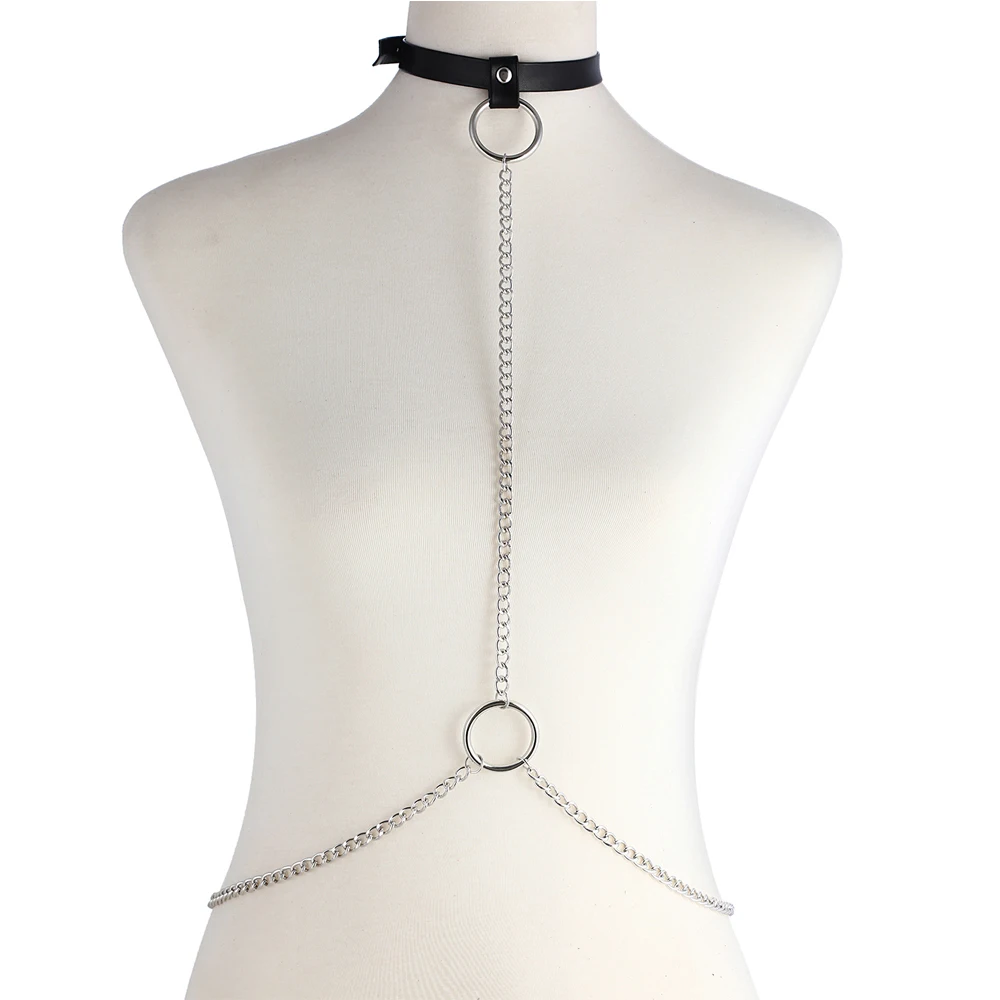 

Sexy Body Chain Harness Goth Chains For Women Gothic Belly Chain Lingerie Jewelry Festival Fashion Jewellery