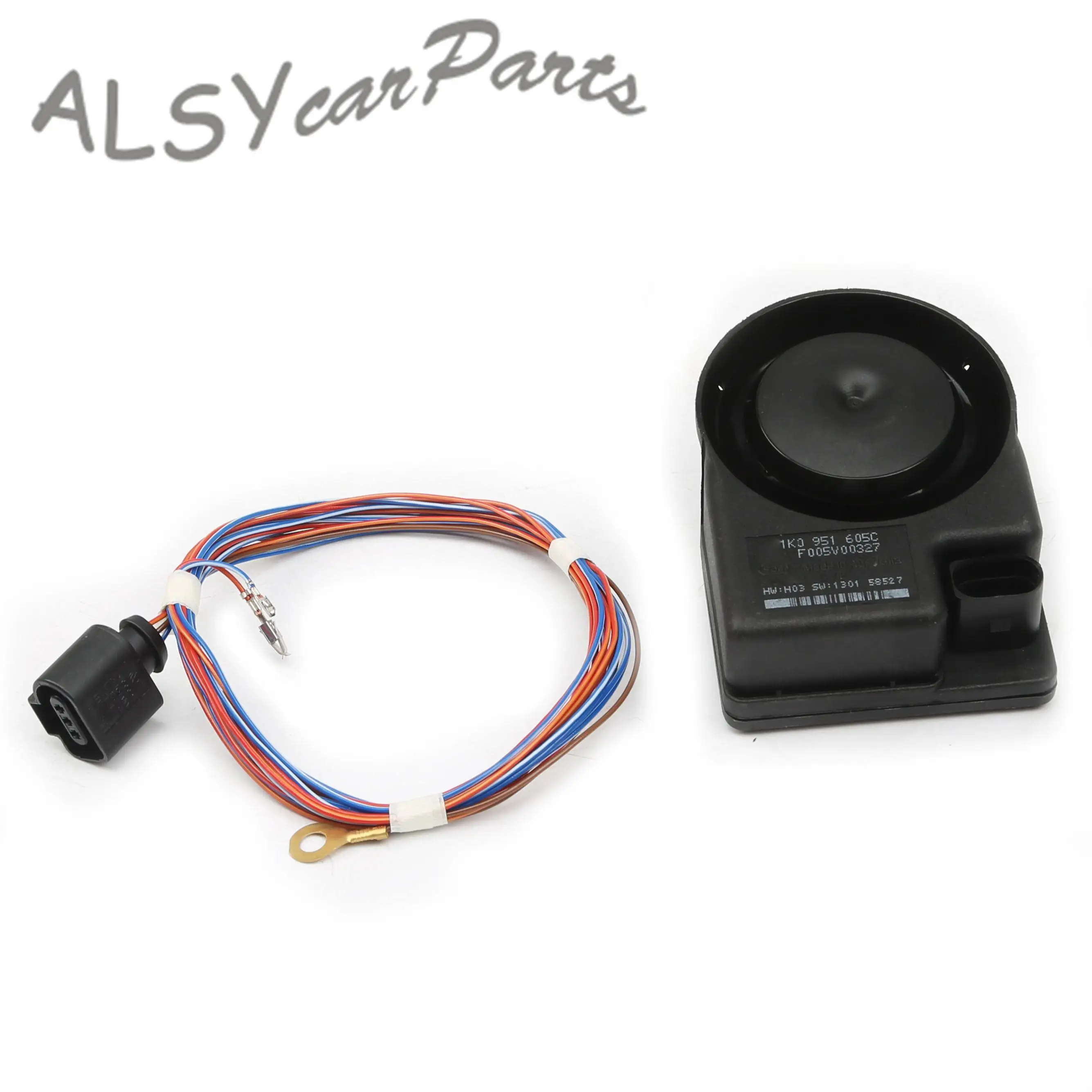 Car Anti-Theft Alarm Siren Set 1K0951605C For VW Golf Plus Passat B6 Tiguan Touran Audi A4 A5 A6 Allroad Q5 Q7 Skoda Seat