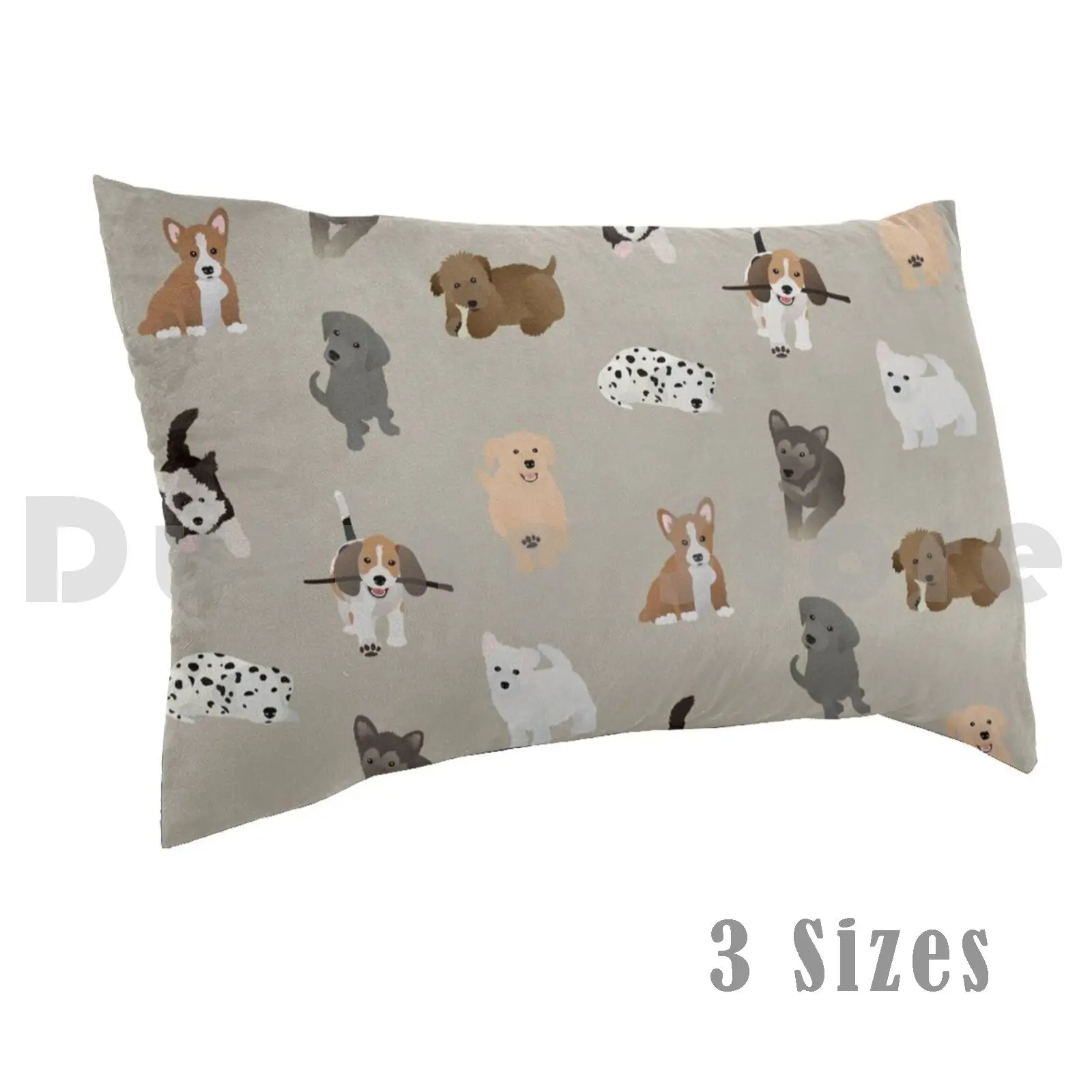 Puppies 2 : More Pups Pillow Case 20*30 Inch Dogs Pups Puppies Dog Animal Animals Pup Puppy Pattern Nature