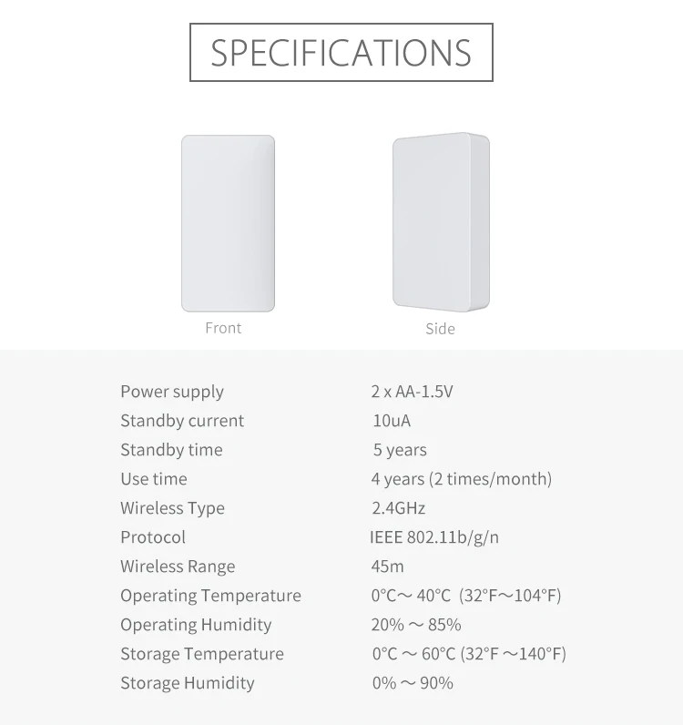 Tuya Smart Wifi Water Lekkage Alarm Onafhankelijke Waterlek Sensor Detector Tuya Flood Alert Overloop Alarmsysteem