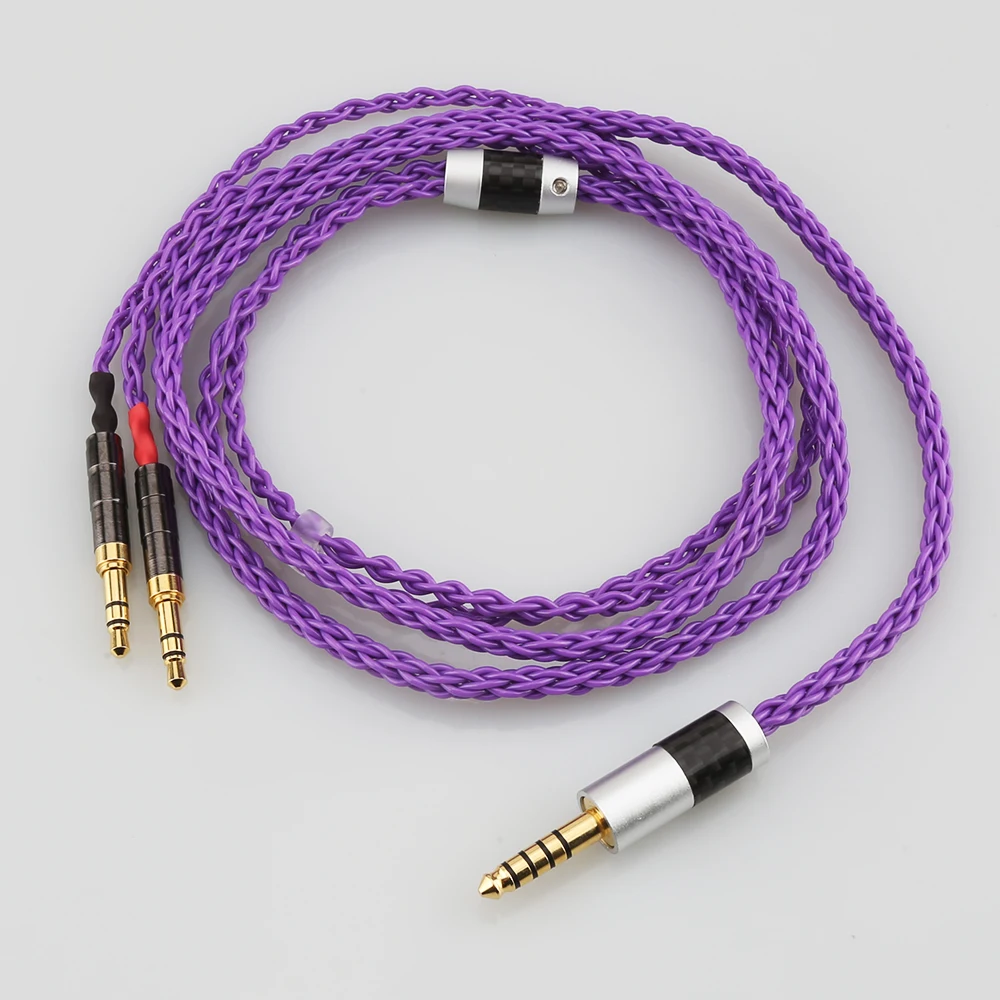 Audiocrast P819AG 4.4 to Sundara Aventho focal elegia t1 t5p D7200 MDR-Z7 2.5/3.5/4.4mm Balance Headphone Cables