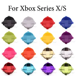 Bouton de direction en croix pour manette de jeu Xbox Series X S, pièces de réparation en plastique chromé, jeu de touches DPad