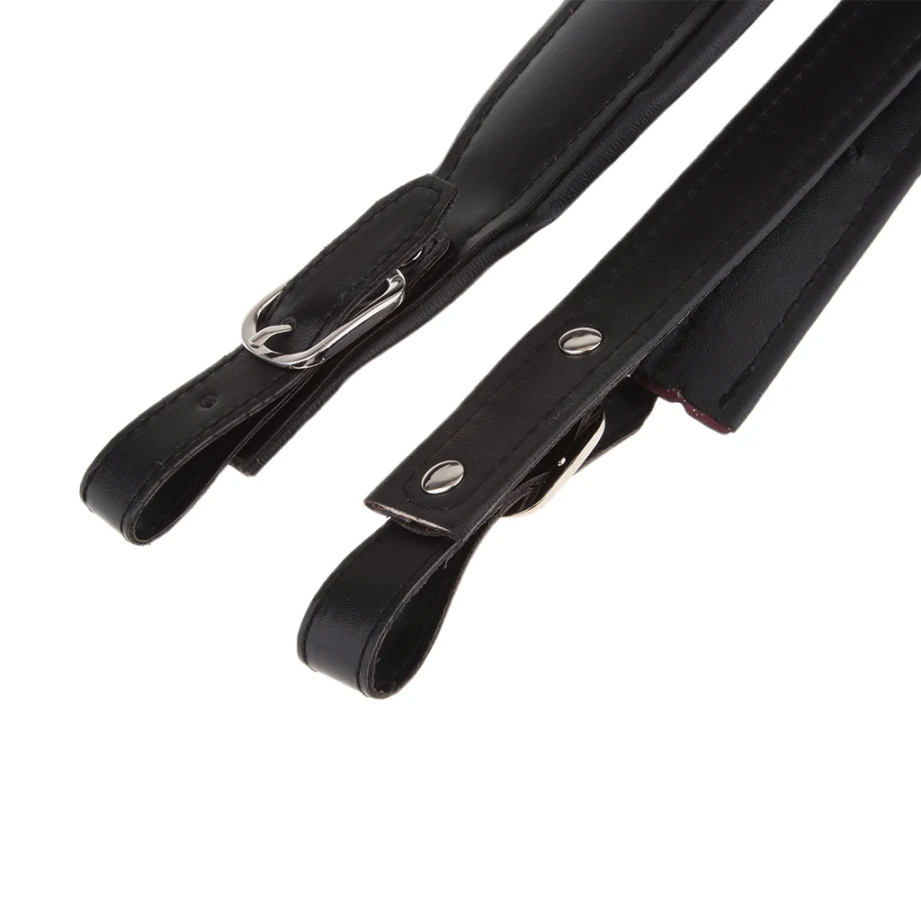 2 Pieces Adjustable PU Leather Belt Shoulder Strap Changing Pieces for 80 96 120 Bass Accordion