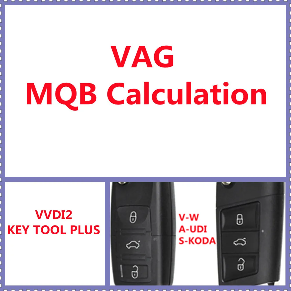 VAG Immo Data MQB Immo Data Calculation For MQB All Key Lost 4th 5th Immo Data MQB 5C For V-W A-UDI  Via VVDI2 KEY TOOL PLUS