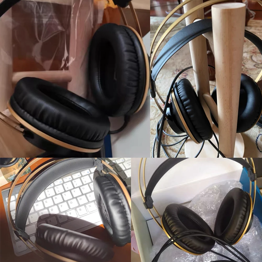 Tai Thay Thế Miếng Đệm Mút Tai Nghe AKG K92 K 92 K-92 Tai Nghe Phần Đệm Da Nhung Bao Tai Tai Nghe Chụp Tai Tay Bao