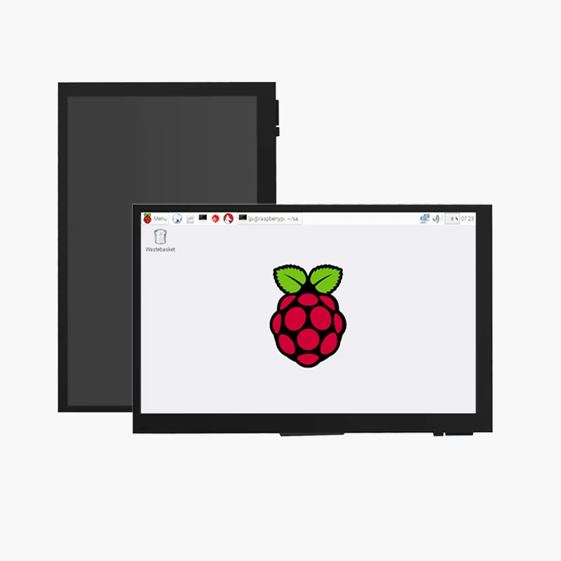 7 Cal ekran dotykowy Raspberry Pi 7 ''wyświetlacz 1024 × 600 interfejs hdmi obsługuje Raspberry Pi 4/3B +/3b/Zero