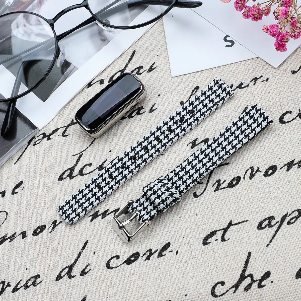 Essidi Mới Canvas Dây Vòng Fitbit Luxe Nylon Thể Thao Đồng Hồ Correa Fitbit Luxe Thay Thế